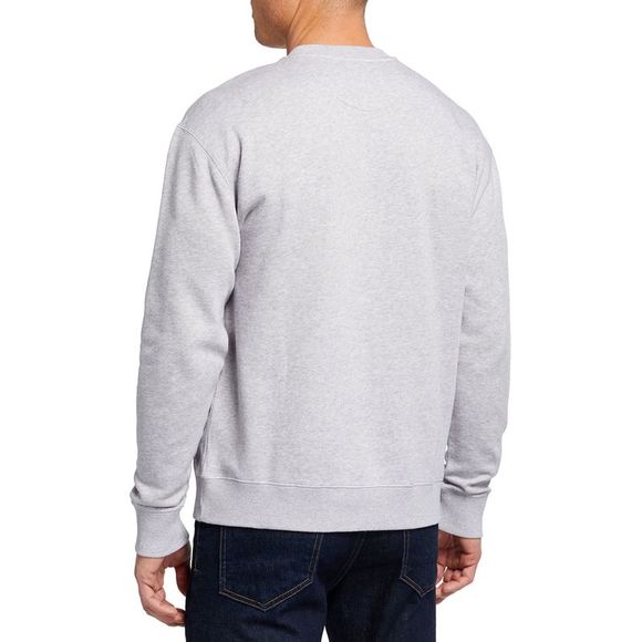 Maison Labiche Mens Charonne The Dude Sweatshirt Small Light Heather Grey - NWT - Picture 2 of 2